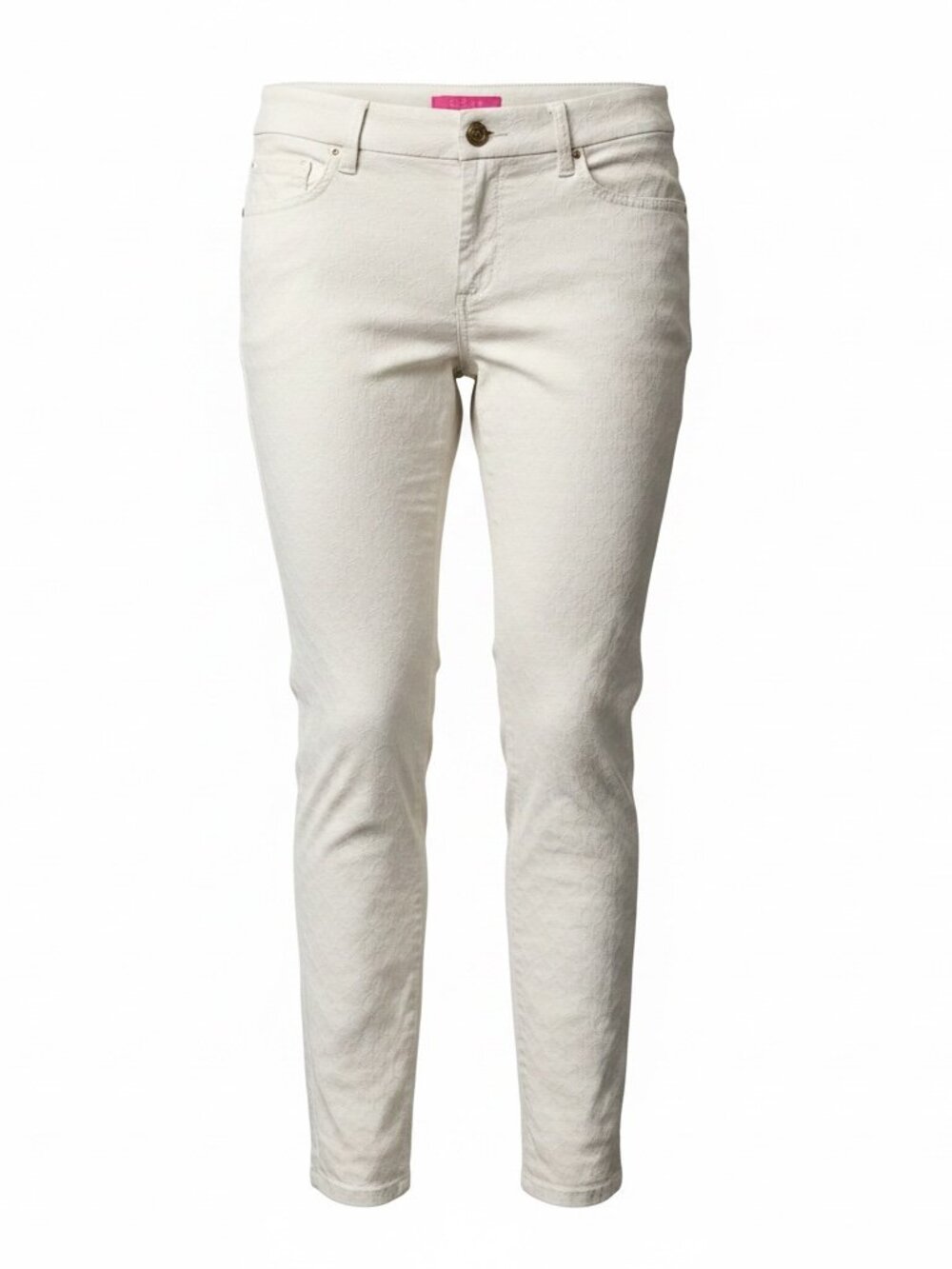 Lilly Pulitzer White Stretch Ankle Pants Women's Size 12 Preppy Resort